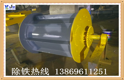 強磁除鐵滾筒，廣西強磁除鐵滾筒_黑龍江強磁永磁滾筒結構圖多少錢一臺，廣西強磁除鐵滾筒結構圖磁塊安裝內部結構圖 